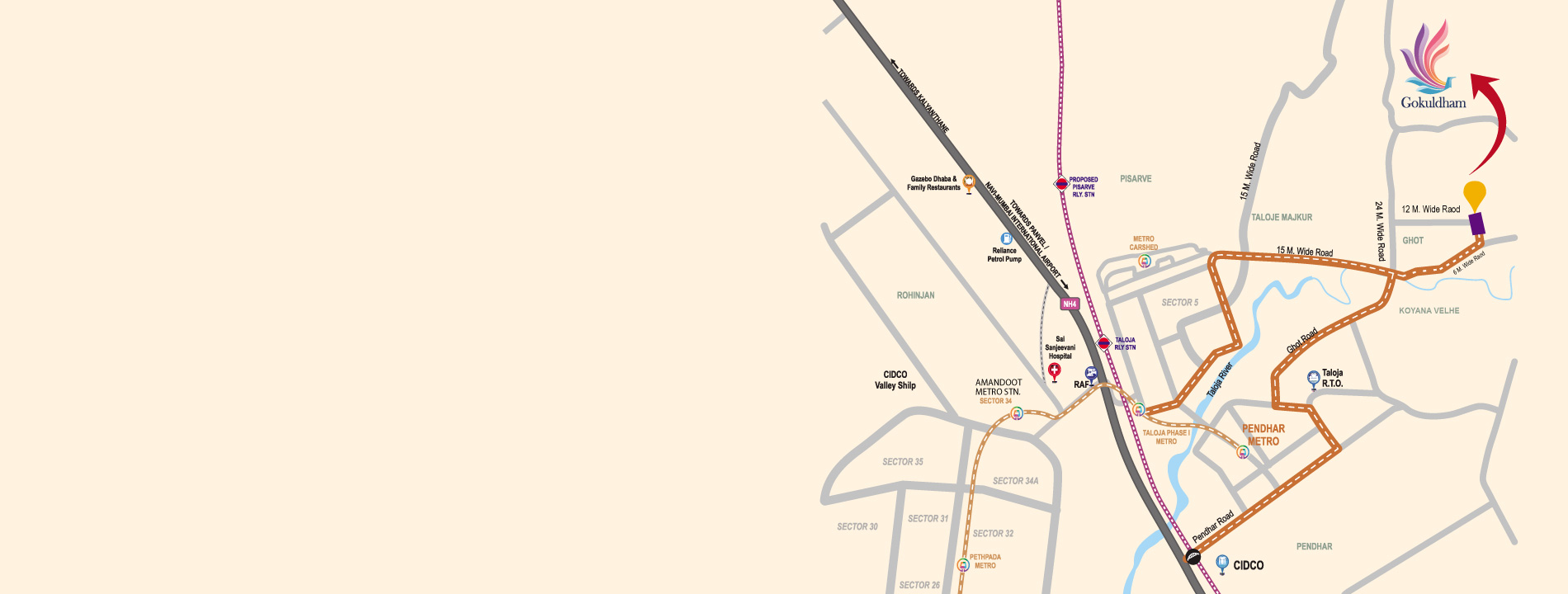 Gokuldham map